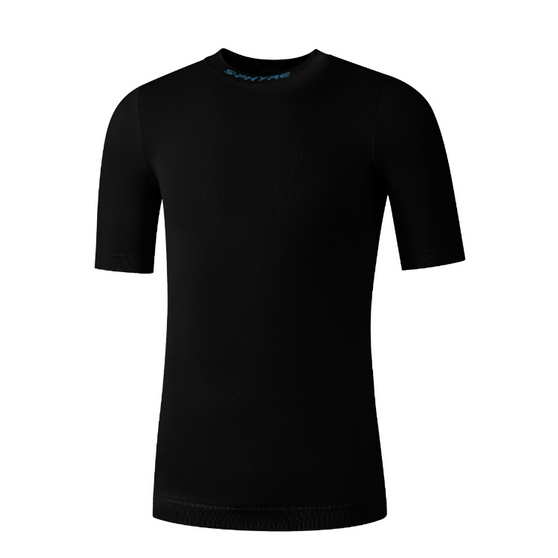S-PHYRE SHORT SLEEVE  BASE LAYERS BLACK S-M