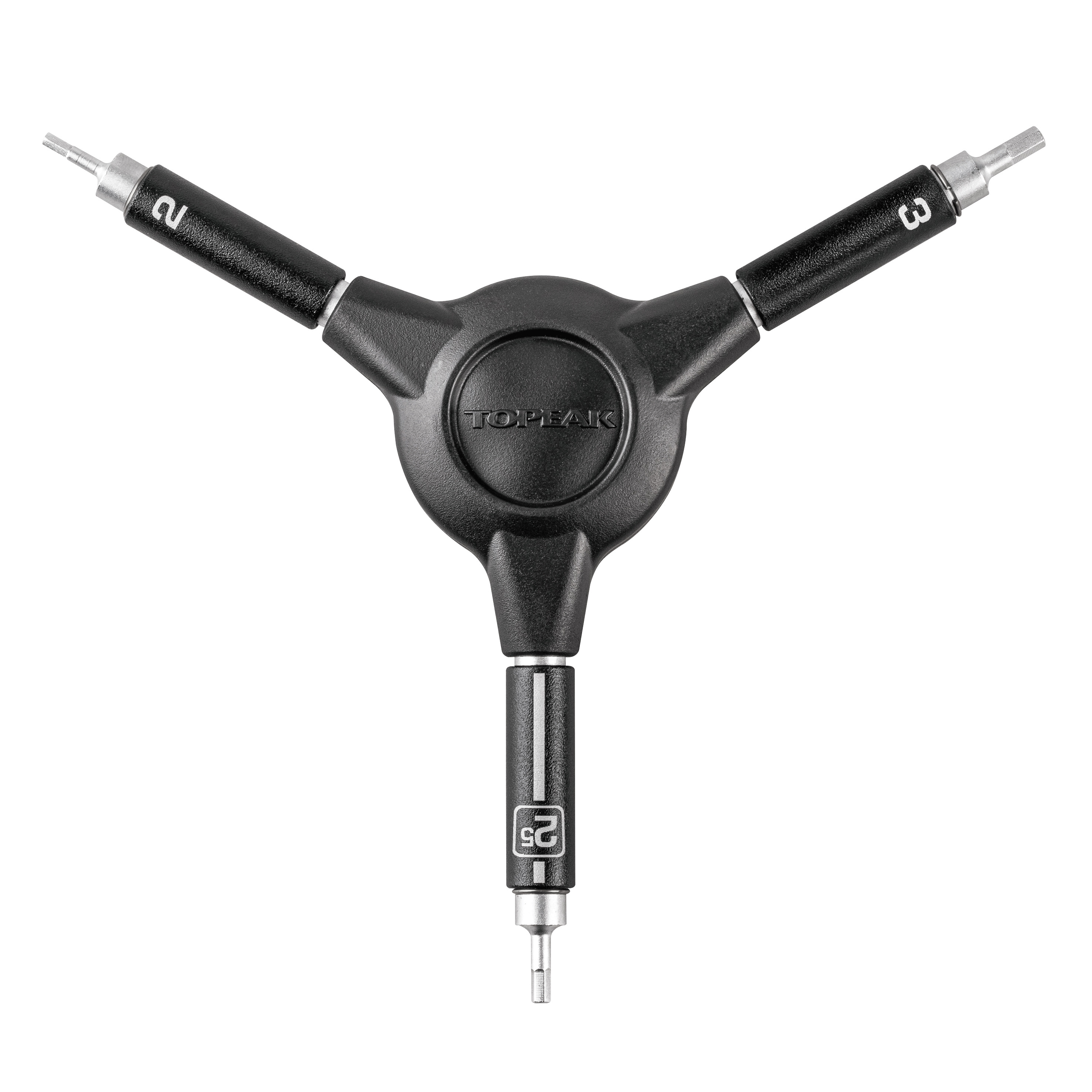 Topeak Y-Hex Speed Wrench, 2/2.5/3 mm  - - Inbus®-Schlüssel:2 / 2,5 / 3 mm;Features:Speed Sleeves;Materialien:Chrom-Vanadium-Stahl