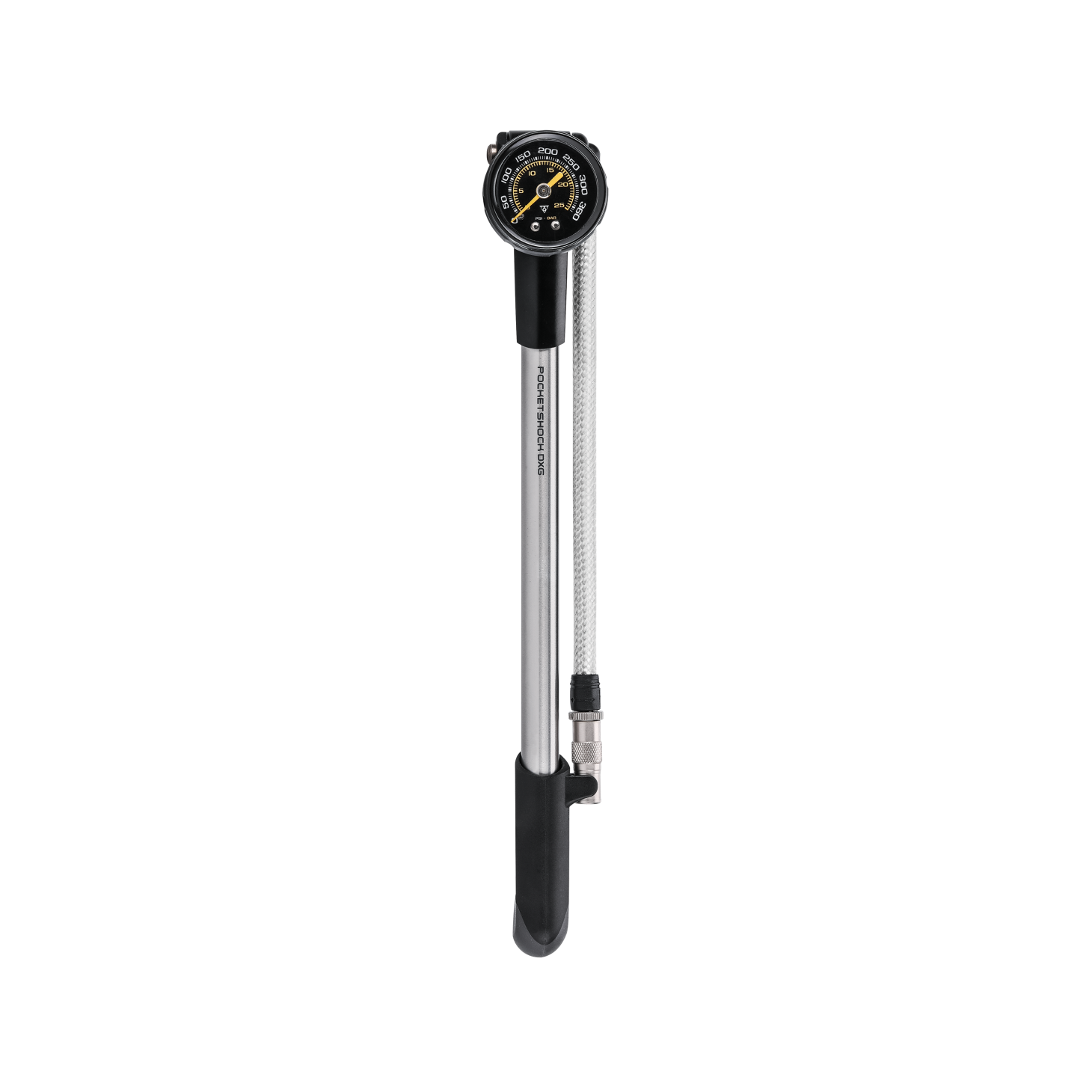 Topeak Pocket Shock DXG XL mit Stahlflex-Schlauch