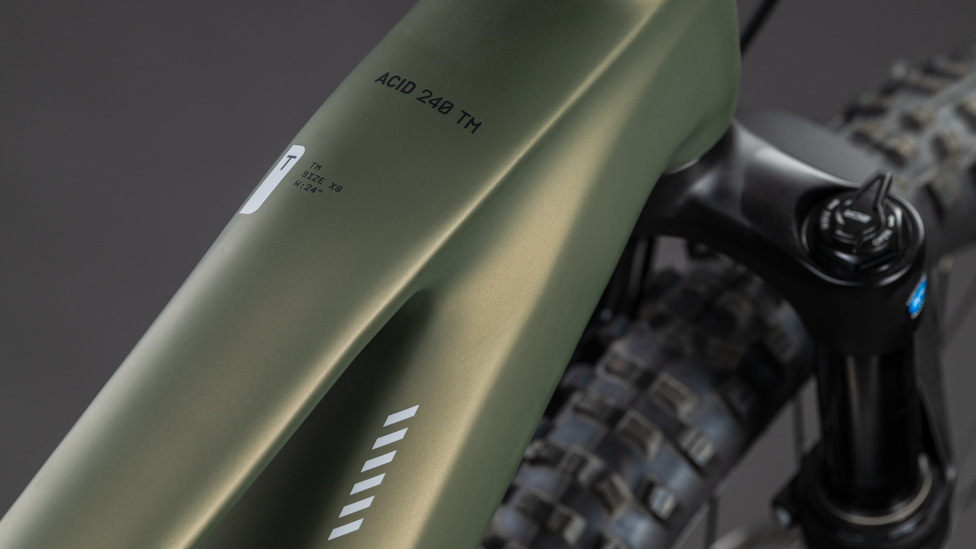 Cube Acid 240 Hybrid Rookie SLX 400X - reedgreen´n´matrix 24"