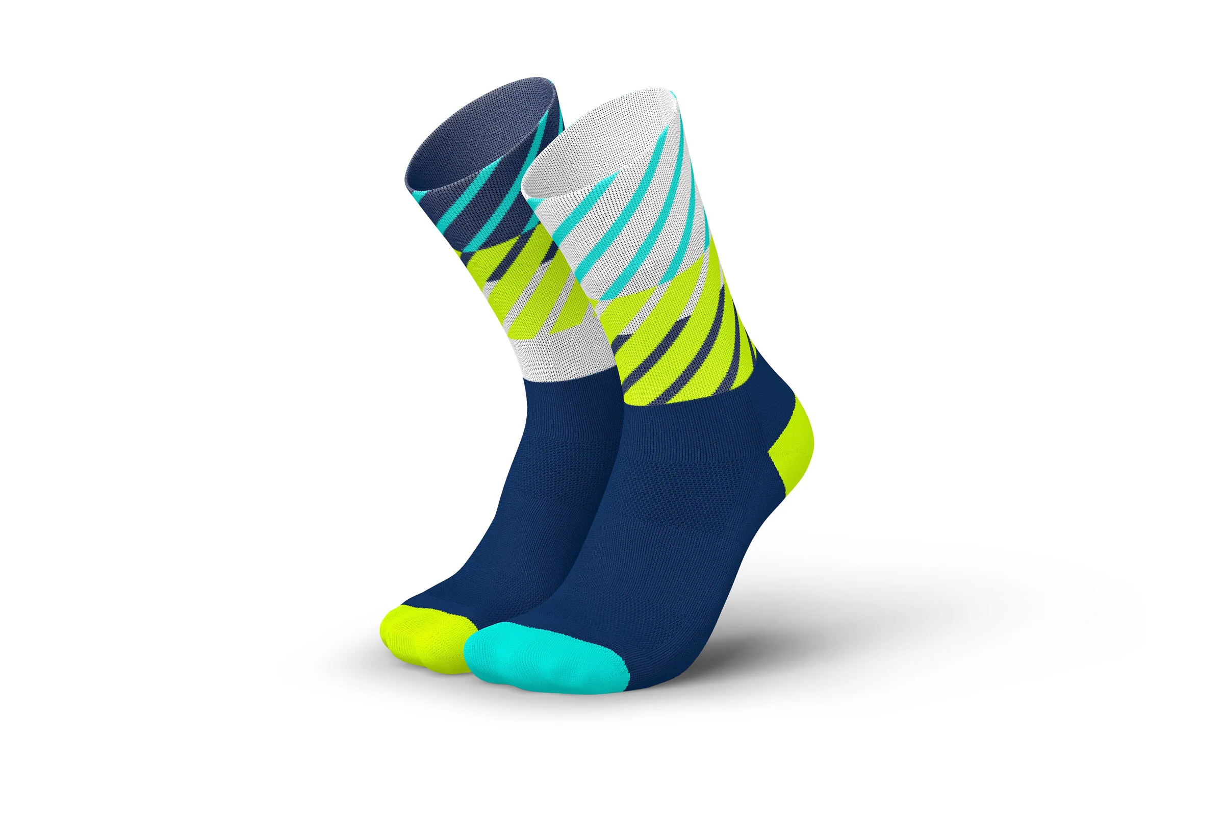 INCYLENCE RUNNING DIAGONALS NAVY CANARY 35-38