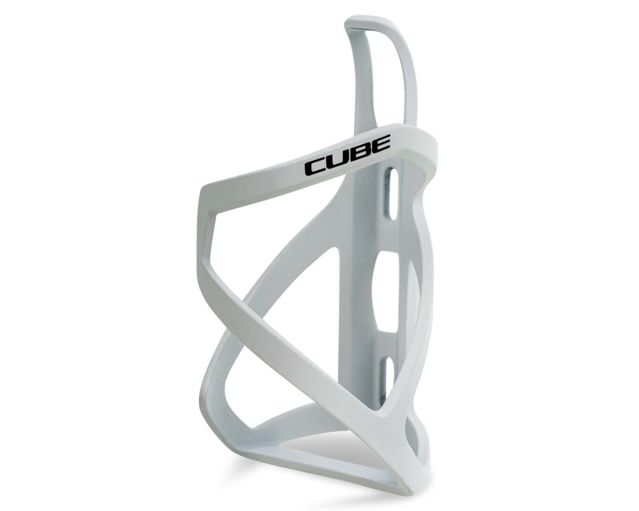 CUBE Flaschenhalter HPP Left-Hand Sidecage matt - light grey´n´glossy black