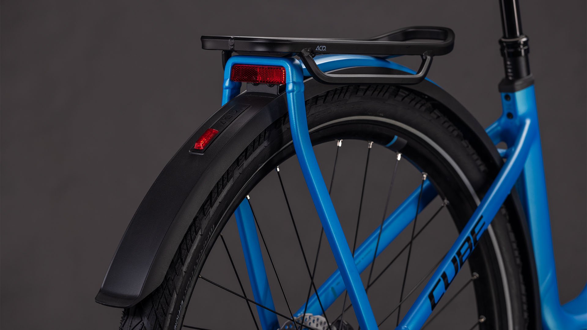 Cube Kathmandu Hybrid Comfort Pro 800 - azure´n´black Easy Entry 46 cm